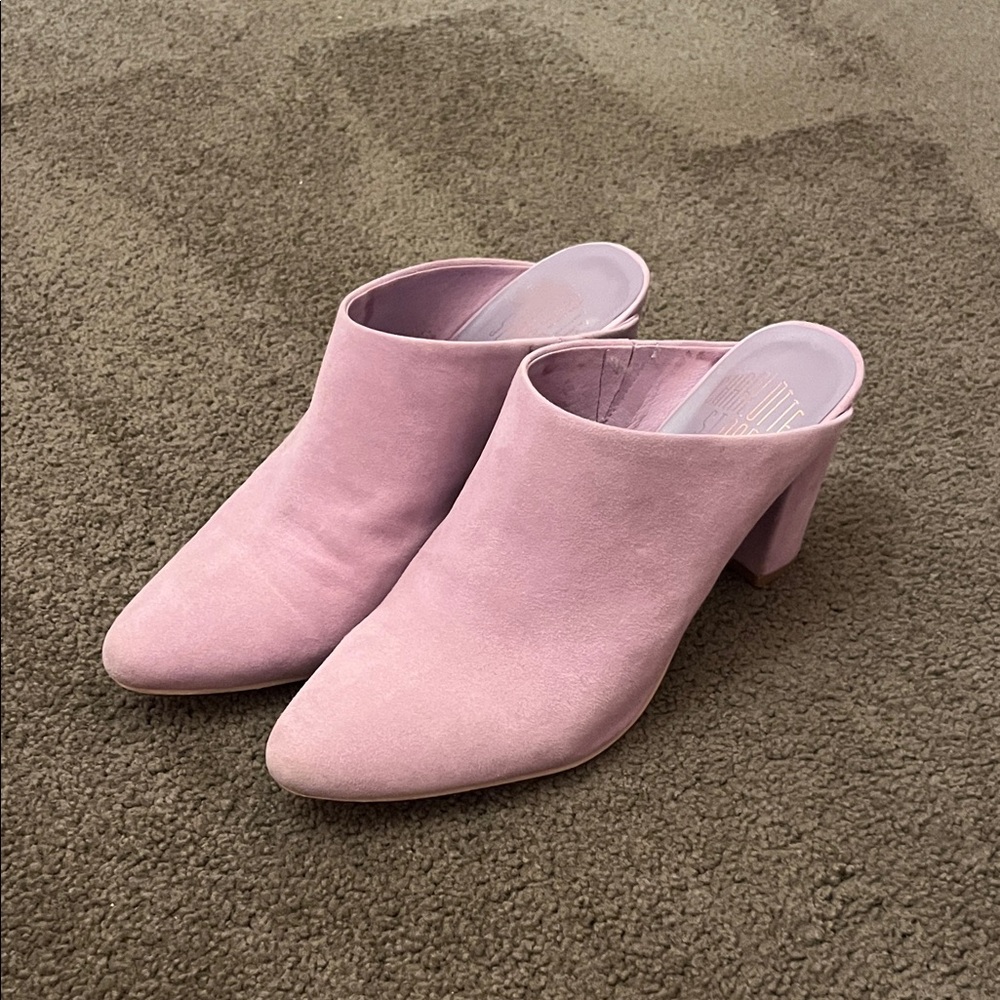 Charlotte Stone Soft Pink Mules